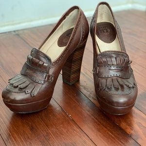 Frye Penny Loafer Pump